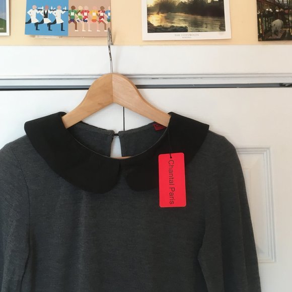 Long sleeve, Peter Pan style dress - Picture 2 of 4